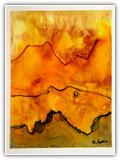 (ohne Titel) | Nr. 671 | Datiert auf 1999 | Aquarell | 74 x 55 (Rahmen: 80 x 65)