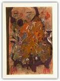 (ohne Titel) | Nr. 674 | Datiert auf 1999 | Aquarell | 73 x 51 (Rahmen: 80 x 65)