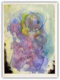 "98/11" | Nr. 689 | Datiert auf 1998 | Zyklus: Sph�renkl�nge | Aquarell | 75 x 55 (Rahmen: 80 x 65)