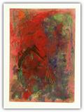 (ohne Titel) | Nr. 705 | Datiert auf 1999 | Aquarell/farbige Kreide | 73 x 51 (Rahmen: 80 x 65)