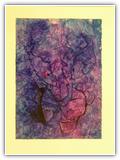"98/17" | Nr. 707 | Datiert auf 1999 | Aquarell | 65 x 47 (Rahmen: 80 x 65)