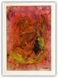 (ohne Titel) | Nr. 708 | Datiert auf 1999 | Aquarell | 72,5 x 50,5 (Rahmen: 80 x 65)