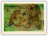 (ohne Titel) | Nr. 775 | Datiert auf 2001 | Aquarell | 51 x 73 (Rahmen: 65 x 80)