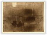 "18/94" | Nr. 1079 | Datiert auf 1994 | Zyklus: Werden & Vergehen | Aquarell | 55 x 75 (Rahmen: 65 x 80)