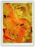 "6/94/1" | Nr. 1081 | Datiert auf 1994 | Zyklus: Werden & Vergehen | Aquarell | 74,4 x 55,4 (Rahmen: 80 x 65)