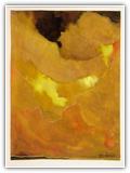 "2/94" | Nr. 1082 | Datiert auf 1994 | Zyklus: Werden & Vergehen | Aquarell | 75 x 55 (Rahmen: 80 x 65)