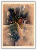 (ohne Titel) | Nr. 1084 | Datiert auf 1994 | Zyklus: Werden & Vergehen | Aquarell | 74 x 55,5 (Rahmen: 80 x 65)