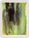 "32/94" | Nr. 1087 | Datiert auf 1994 | Zyklus: Werden & Vergehen | Aquarell | 75,5 x 55,5 (Rahmen: 80 x 65)
