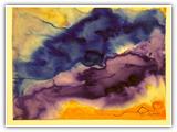 "33/94" | Nr. 1092 | Datiert auf 1994 | Zyklus: Werden & Vergehen | Aquarell | 55 x 75 (Rahmen: 65 x 80)