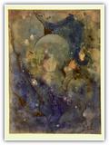(ohne Titel) | Nr. 1094 | Datiert auf 1994 | Zyklus: Werden & Vergehen | Aquarell | 74,5 x 55 (Rahmen: 80 x 65)