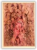(ohne Titel) | Nr. 1098 | Datiert auf 1994 | Zyklus: Werden & Vergehen | Aquarell | 75,5 x 55 (Rahmen: 80 x 65)