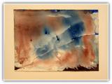 (ohne Titel) | Nr. 1099 | Datiert auf 1994 | Zyklus: Werden & Vergehen | Aquarell | 48 x 65,5 (Rahmen: 65 x 80)