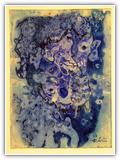(ohne Titel) | Nr. 1100 | Datiert auf 1994 | Zyklus: Werden & Vergehen | Aquarell | 75 x 55 (Rahmen: 80 x 65)