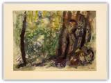 (ohne Titel) | Nr. 1102 | Datiert auf 1994 | Zyklus: Werden & Vergehen | Aquarell | 47,5 x 65 (Rahmen: 65 x 80)