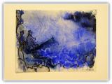 "92/82" | Nr. 1103 | Datiert auf 1994 | Zyklus: Werden & Vergehen | Aquarell | 48 x 62 (Rahmen: 65 x 80)