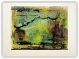 "1/82" | Nr. 1104 | Datiert auf 1994 | Zyklus: Werden & Vergehen | Aquarell | 48 x 62 (Rahmen: 65 x 80)