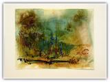 "94/82" | Nr. 1106 | Datiert auf 1994 | Zyklus: Werden & Vergehen | Aquarell | 48 x 62 (Rahmen: 65 x 80)