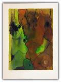(ohne Titel) | Nr. 1108 | Datiert auf 1994 | Zyklus: Werden & Vergehen | Aquarell | 65 x 47,5 (Rahmen: 80 x 65)