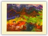 (ohne Titel) | Nr. 1193 | Datiert auf 2000 | Zyklus: Bilder 2009 | Enkaustik | 50 x 65 (Rahmen: 65 x 80)