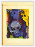(ohne Titel) | Nr. 1201 | Datiert auf 2000 | Zyklus: Bilder 2009 | Enkaustik | 63 x 48 (Rahmen: 80 x 65)