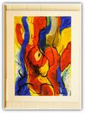 (ohne Titel) | Nr. 1205 | Datiert auf 2000 | Zyklus: Bilder 2009 | Enkaustik | 70 x 50 (Rahmen: 80 x 65)