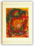 (ohne Titel) | Nr. 1209 | Datiert auf 2000 | Zyklus: Bilder 2009 | Enkaustik | 65 x 50 (Rahmen: 80 x 65)