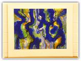 (ohne Titel) | Nr. 1210 | Datiert auf 2000 | Zyklus: Bilder 2009 | Enkaustik | 50 x 65 (Rahmen: 65 x 80)