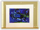 (ohne Titel) | Nr. 1218 | Datiert auf 2000 | Zyklus: Bilder 2009 | Enkaustik | 34 x 47 (Rahmen: 53,5 x 65)