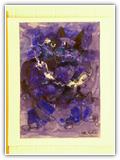 (ohne Titel) | Nr. 1385 | Datiert auf 1995 | Zyklus: Bilder 95 | Aquarell | 73 x 51 (Rahmen: 80 x 65)