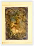 (ohne Titel) | Nr. 1392 | Datiert auf 1995 | Zyklus: Bilder 95 | Aquarell | 72,5 x 50,5 (Rahmen: 80 x 65)