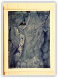 (ohne Titel) | Nr. 1412 | Datiert auf 1996 | Zyklus: Gesichter 96 | Aquarell | 74 x 55 (Rahmen: 80 x 65)