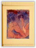 (ohne Titel) | Nr. 1659 | Datiert auf 2002 | Aquarell | 62 x 48 (Rahmen: 80 x 65)