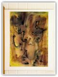 "2000/45" | Nr. 1672 | Datiert auf 2000 | Aquarell | 73 x 51 (Rahmen: 80 x 65)