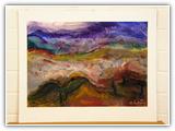 (ohne Titel) | Nr. 1695 | Datiert auf 2004 | Enkaustik | 50 x 70 (Rahmen: 65 x 80)