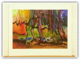 (ohne Titel) | Nr. 1696 | Datiert auf 2004 | Enkaustik | 50 x 70 (Rahmen: 65 x 80)