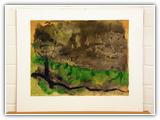 (ohne Titel) | Nr. 1704 | Datiert auf 2004 | Aquarell | 48 x 62 (Rahmen: 65 x 80)