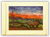 (ohne Titel) | Nr. 1716 | Datiert auf 2004 | Enkaustik | 50 x 70 (Rahmen: 65 x 80)