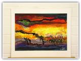 (ohne Titel) | Nr. 1721 | Datiert auf 2004 | Enkaustik | 50 x 70 (Rahmen: 65 x 80)