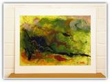 (ohne Titel) | Nr. 1723 | Datiert auf 2004 | Enkaustik | 50 x 70 (Rahmen: 65 x 80)