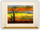 (ohne Titel) | Nr. 1732 | Datiert auf 2004 | Enkaustik | 50 x 70 (Rahmen: 65 x 80)