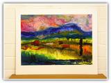 (ohne Titel) | Nr. 1733 | Datiert auf 2004 | Enkaustik | 50 x 70 (Rahmen: 65 x 80)