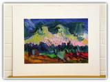 (ohne Titel) | Nr. 1735 | Datiert auf 2004 | Enkaustik | 42 x 59,3 (Rahmen: 65 x 80)