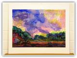 (ohne Titel) | Nr. 1741 | Datiert auf 2004 | Enkaustik | 50 x 70 (Rahmen: 65 x 80)