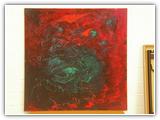 (ohne Titel) | Nr. 2015 | Datiert auf 1997 | �l auf Hartfpl | 100 x 100 (Rahmen: o. R)