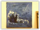 (ohne Titel) | Nr. 2034 | Datiert auf 1999 | �l auf Hartfpl | 100 x 100 (Rahmen: o. R)