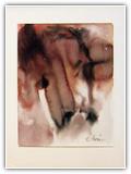 (ohne Titel) | Nr. 2544 | Datiert auf 1966 | Zyklus: SW/Namibia | Aquarell | 38,5 x 29,5 (Rahmen: 50 x 40)