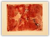 (ohne Titel) | Nr. 2561 | Datiert auf 1989 | Zyklus: Teneriffa | Aquarell | 48 x 62 (Rahmen: 65 x 80)