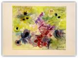 "6921" | Nr. 2780 | Datiert auf 1969 | Aquarell | 49,5 x 59,5 (Rahmen: 60 x 80)