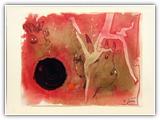 (ohne Titel) | Nr. 2888 | undatiert | Aquarell/farbige Kreide | 48 x 62 (Rahmen: 55 x 75)