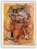 (ohne Titel) | Nr. 2935 | undatiert | Aquarell/farbige Kreide | 75 x 55 (Rahmen: 80 x 65)